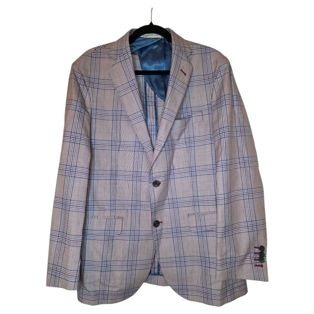 STRONG SUIT Plaid Jacket -‎ Size 41R